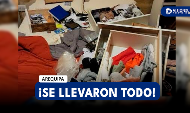 AREQUIPA: DENUNCIAN QUE FAMILIA SE FUE A LA PLAYA Y DELINCUENTES INGRESARON LOGRANDO LLEVARSE EL VALOR DE S/35 MIL