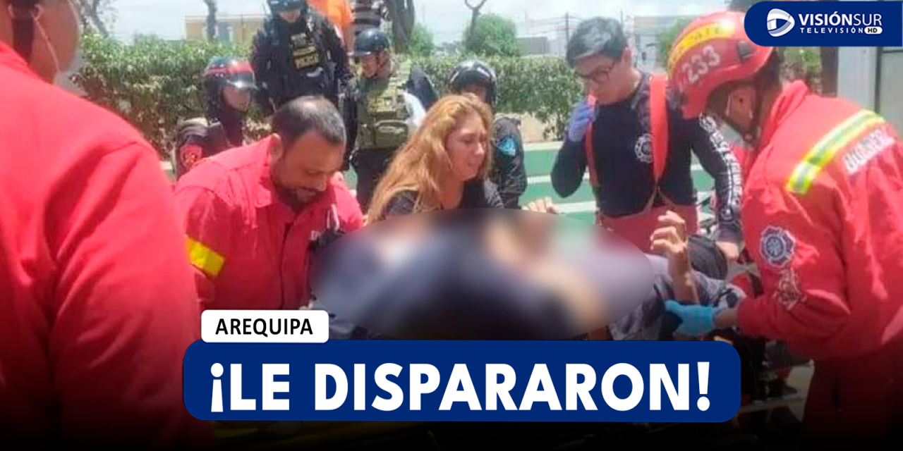 AREQUIPA: JOVEN UNIVERSITARIO RECIBE DISPARO EN LA PIERNA LUEGO DE QUE DELINCUENTES LO INTERCEPTARAN EN EL CERCADO