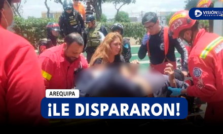 AREQUIPA: JOVEN UNIVERSITARIO RECIBE DISPARO EN LA PIERNA LUEGO DE QUE DELINCUENTES LO INTERCEPTARAN EN EL CERCADO