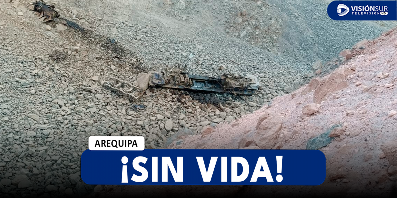 AREQUIPA: TREN QUE SE DESCARRILÓ EN EL DISTRITO DE UCHUMAYO DEJÓ AL CONDUCTOR SIN VIDA Y AL COPILOTO GRAVEMENTE HERIDO