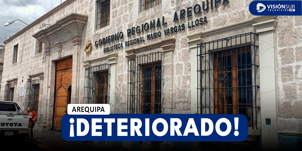 AREQUIPA: DIRECTOR DE LA BIBLIOTECA M.V.LL EXTERIOR DEL RECIENTO ES AFECTADO POR PERSONAS QUE FRECUENTAN DISCOTECAS