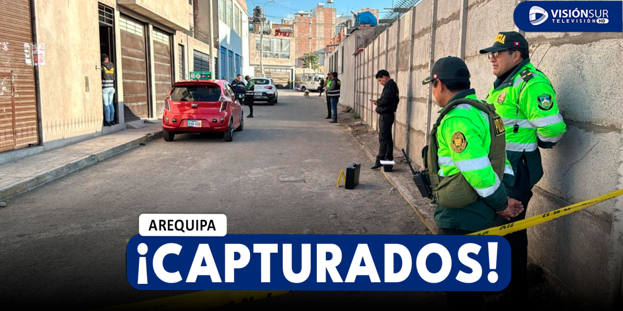 AREQUIPA: CAPTURAN A DOS INTEGRANTES DE LA BANDA DELINCUENCIAL “LOS MÁGICOS DE AREQUIPA” EN CERRO JULI