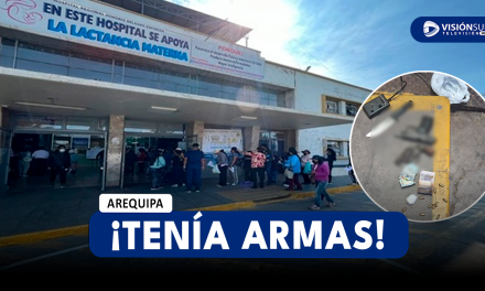 AREQUIPA: ENCUENTRAN PISTOLAS Y UN CUCHILLO A UNA MENOR DE EDAD TRAS SER TRASLADADA AL HOSPITAL HONORIO DELGADO POR INTOXICACIÓN