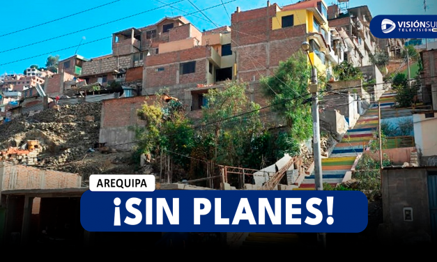 AREQUIPA: INDECI INFORMA QUE EL DISTRITO DE HUNTER NO CUENTA CON PLANES FRENTE A EMERGENCIAS Y DESASTRES NATURALES