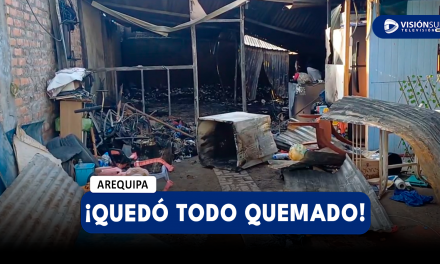 AREQUIPA: INCENDIO ACABA CON TODAS LAS PERTENENCIAS DE DOS VIVIENDAS EN EL DISTRITO DE SOCABAYA