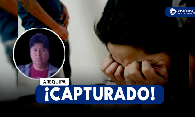 AREQUIPA: CAPTURAN A VARÓN JUNTO A MENOR DE EDAD QUE FUE ABUSADA POR ÉL AÑOS ATRÁS