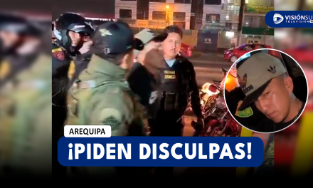 AREQUIPA: POLICÍAS PIDEN DISCULPAS LUEGO DE HABER DETENIDO A UN VARÓN INOCENTE PENSANDO QUE ERA UN ASESINO