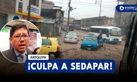 AREQUIPA: ALCALDE DE PAUCARPATA CULPA A SEDAPAR POR MAL ESTADO DE LAS VÍAS DURANTE LLUVIAS