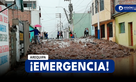 AREQUIPA: MÁS DE 3 KILÓMETROS DE VÍAS FUERON AFECTADAS POR FUERTES LLUVIAS Y QUE EVALÚA UNA POSIBLE DECLARATORIA DE EMERGENCIA