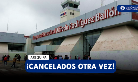 AREQUIPA: PASAJEROS DENUNCIAN NUEVAMENTE LA CANCELACIÓN DE LOS VUELOS EN EL AEROPUERTO ALFREDO RODRÍGUEZ BALLÓN