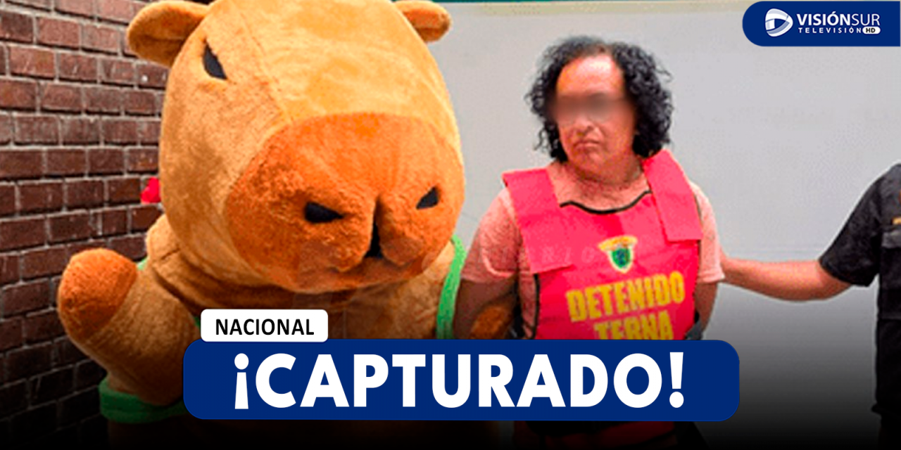 NACIONAL: POLICÍAS UTILIZAN UN CAPIBARA PARA CAPTURAR A UN PRESUNTO MICROCOMERCIALIZADOR DE DROGA