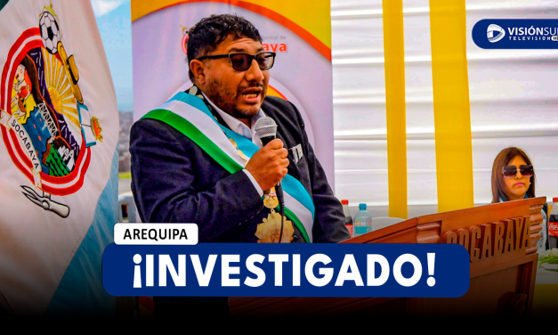 AREQUIPA: INICIAN INVESTIGACIÓN EN CONTRA DEL ALCALDE DE SOCABAYA ROBERTO MUÑOZ Y EMPRESARIA ADELI JIMÉNEZ