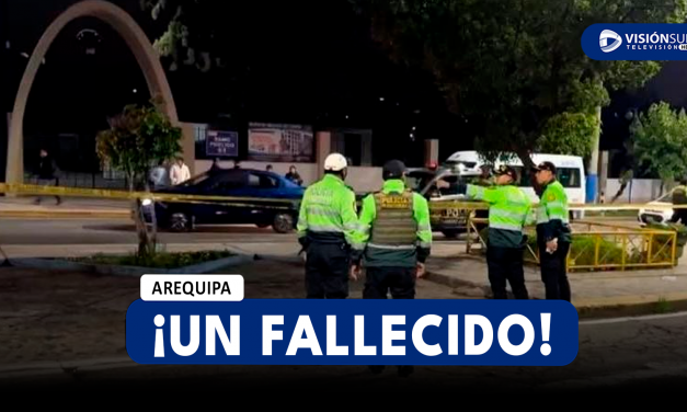 AREQUIPA: NUEVA BALACERA FRENTE AL CEMENTERIO LA APACHETA DEJA SIN VIDA A UN CIUDADANO COLOMBIANO