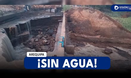 AREQUIPA: CANAL MADRE DE LA JOYA COLAPSA Y DEJA SIN AGUA A GRAN PARTE DE LA POBLACIÓN DE LA ZONA