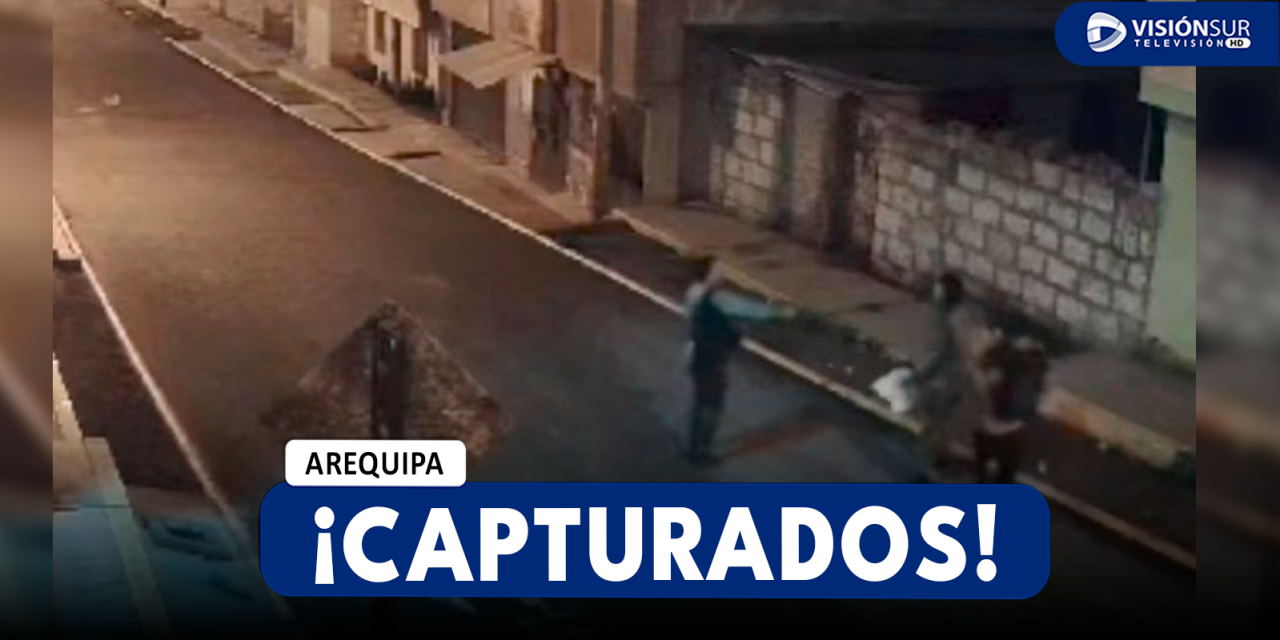 AREQUIPA: VECINOS LOGRAN CAPTURAR A DELINCUENTES QUE ASALTARON A JOVEN EN PLENA CALLE CERRO COLORADO