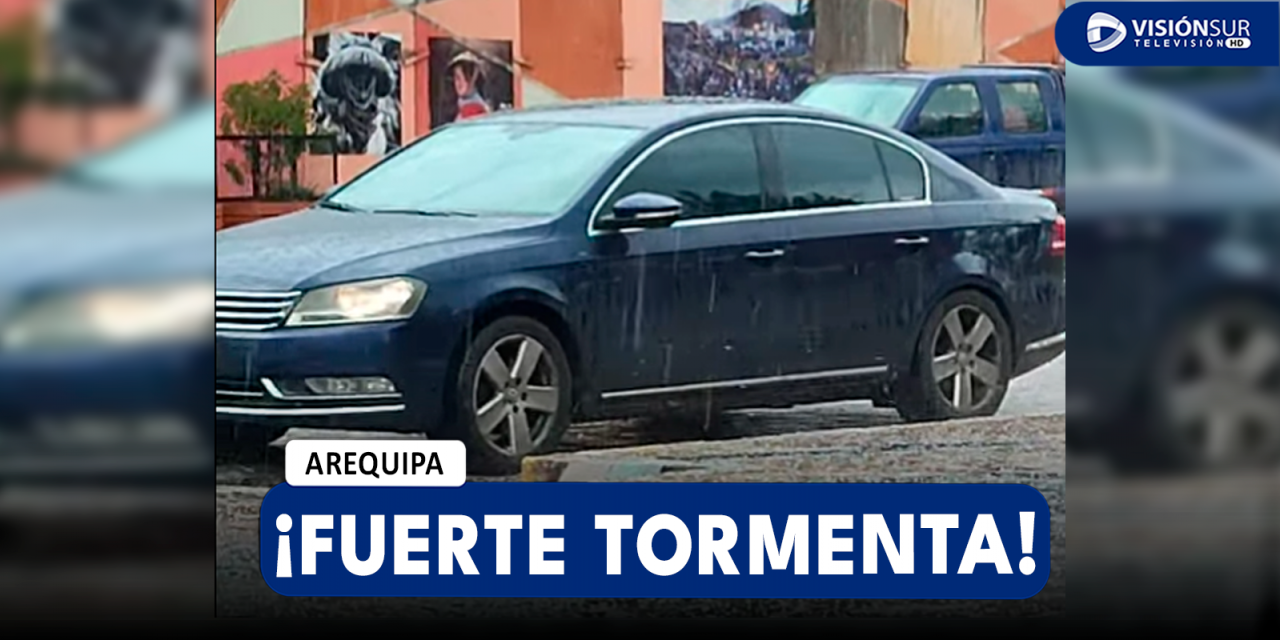 AREQUIPA: FUERTES PRECIPITACIONES CON GRANIZO Y TORMENTA ELÉCTRICA SE REGISTRÓ EN EL VALLE DEL COLCA