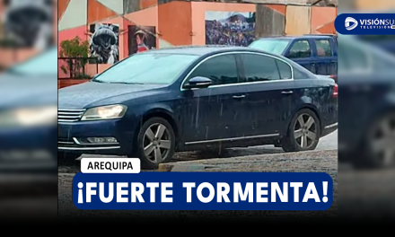 AREQUIPA: FUERTES PRECIPITACIONES CON GRANIZO Y TORMENTA ELÉCTRICA SE REGISTRÓ EN EL VALLE DEL COLCA