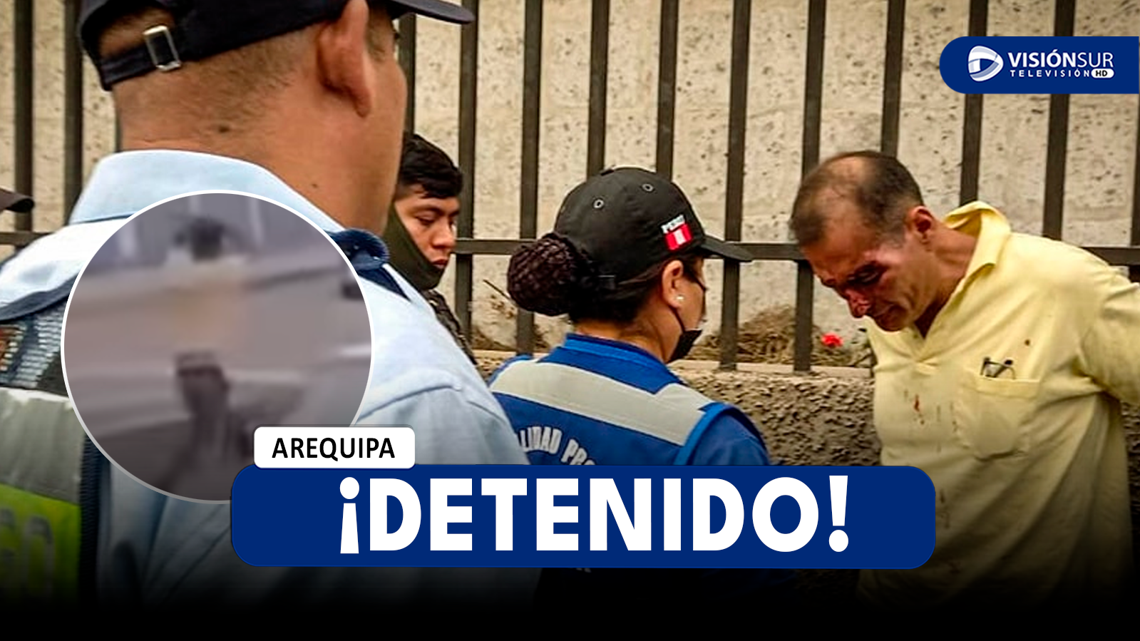 AREQUIPA: DETIENEN A VARÓN EN APARTEN ESTADO DE EBRIEDAD POR LANZAR PIEDRAS A VEHÍCULOS EN LA AV. LA MARINA