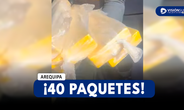 AREQUIPA: DETIENEN A VARÓN CON 40 PAQUETES DE CLORHIDRATO DE COCAÍNA AL INTERIOR DE SU CAMIONETA EN ATICO