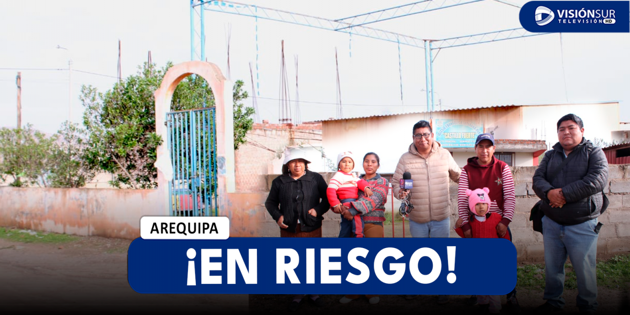 Niños de colegio PRONOEI en Quequeña en riesgo a días del inicio de labores escolares