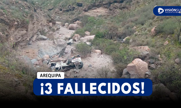 AREQUIPA: FUERTE ACCIDENTE DE TRÁNSITO EN YURA DEJA A 3 PERSONAS SIN VIDA Y UN HERIDO DE GRAVEDAD