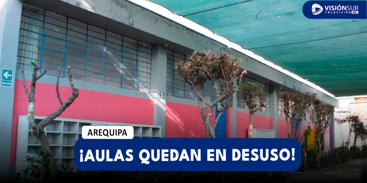 Aulas quedan en desuso a días de iniciar labores en el colegio Gerardo Iquira Pizarro de Miraflores