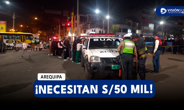 AREQUIPA: ADULTA MAYOR QUE RECIBIÓ DISPARO EN EL CUELLO EN BALACERA DE LA AV. LOS INCAS NECESITA S/50 MIL PARA CIRUGÍA