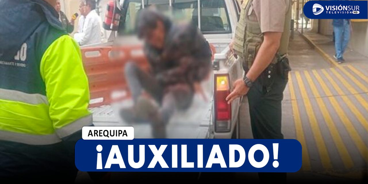 AREQUIPA: VARÓN ES ENCONTRADO TENDIDO EN LA CALLE Y CON EL ROSTRO ENSANGRENTADO EN JOSÉ LUIS BUSTAMANTE Y RIVERO