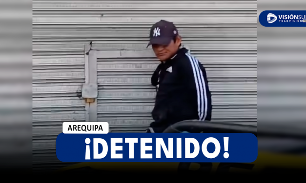 AREQUIPA: DETIENEN A VARÓN EN LA FERIA DEL ALTIPLANO QUE INTENTÓ SUSTRAER AUTOPARTES DE TICO ESTACIONADO