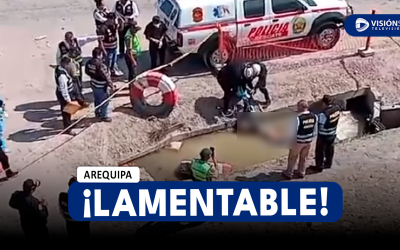 AREQUIPA: HALLAN EL CUERPO SIN VIDA DE UN VARÓN AL INTERIOR DEL CANAL DE RIEGO DEL PARQUE INDUSTRIAL DE RIO SECO