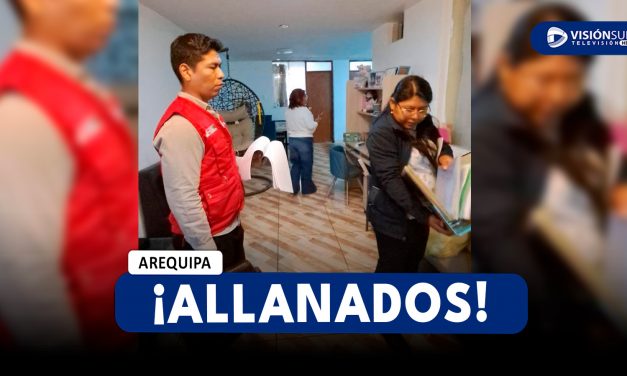 AREQUIPA: INTERVIENEN 3 INMUEBLES EN CERRO COLORADO, SOCABAYA Y MAJES POR INVESTIGACIÓN DE LAVADO DE ACTIVOS
