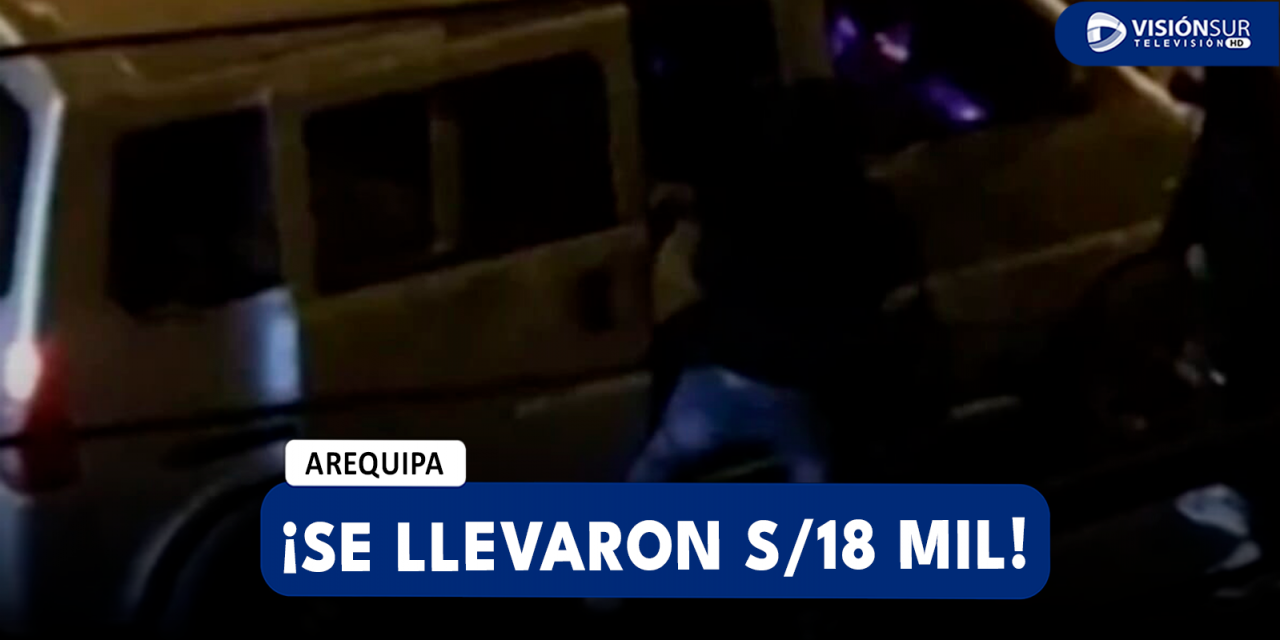 AREQUIPA: CUATRO DELINCUENTES SE HICIERON PASAR POR PASAJEROS EN VIAJE DE JULIACA Y SE LLEVARON MÁS DE S/18 MIL