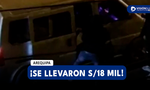 AREQUIPA: CUATRO DELINCUENTES SE HICIERON PASAR POR PASAJEROS EN VIAJE DE JULIACA Y SE LLEVARON MÁS DE S/18 MIL