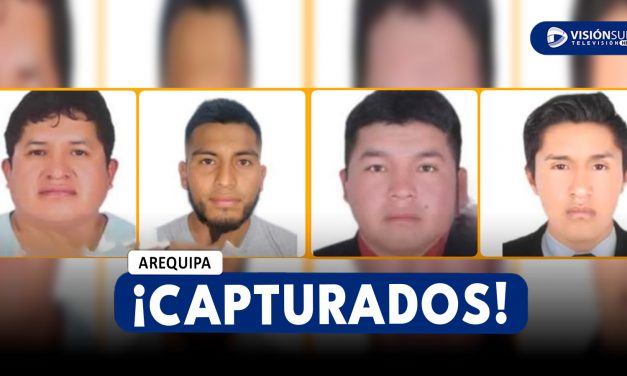 AREQUIPA: DETIENEN A UN GRUPO DE PRESUNTOS DELINCUENTES ACUSADOS DE ASESINAR A PADRE DE FAMILIA FRENTE A SU HIJA Y SU ESPOSA