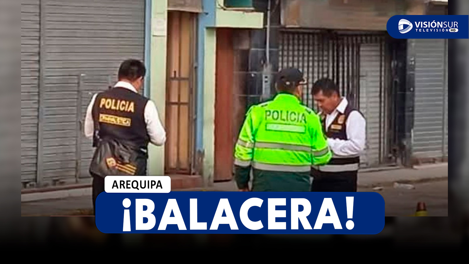 AREQUIPA: PRESUNTOS DELINCUENTES PROTAGONIZAN BALACERA EN LA JOYA Y VIVIENDA RECIBE VARIOS DAÑOS