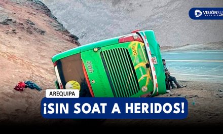 AREQUIPA: HERIDOS DEL ACCIDENTE EN COCACHACRA PIDEN INTERVENCIÓN DE LA EMPRESA DE TRANSPORTE PARA NO GASTAR EN MEDICAMENTOS