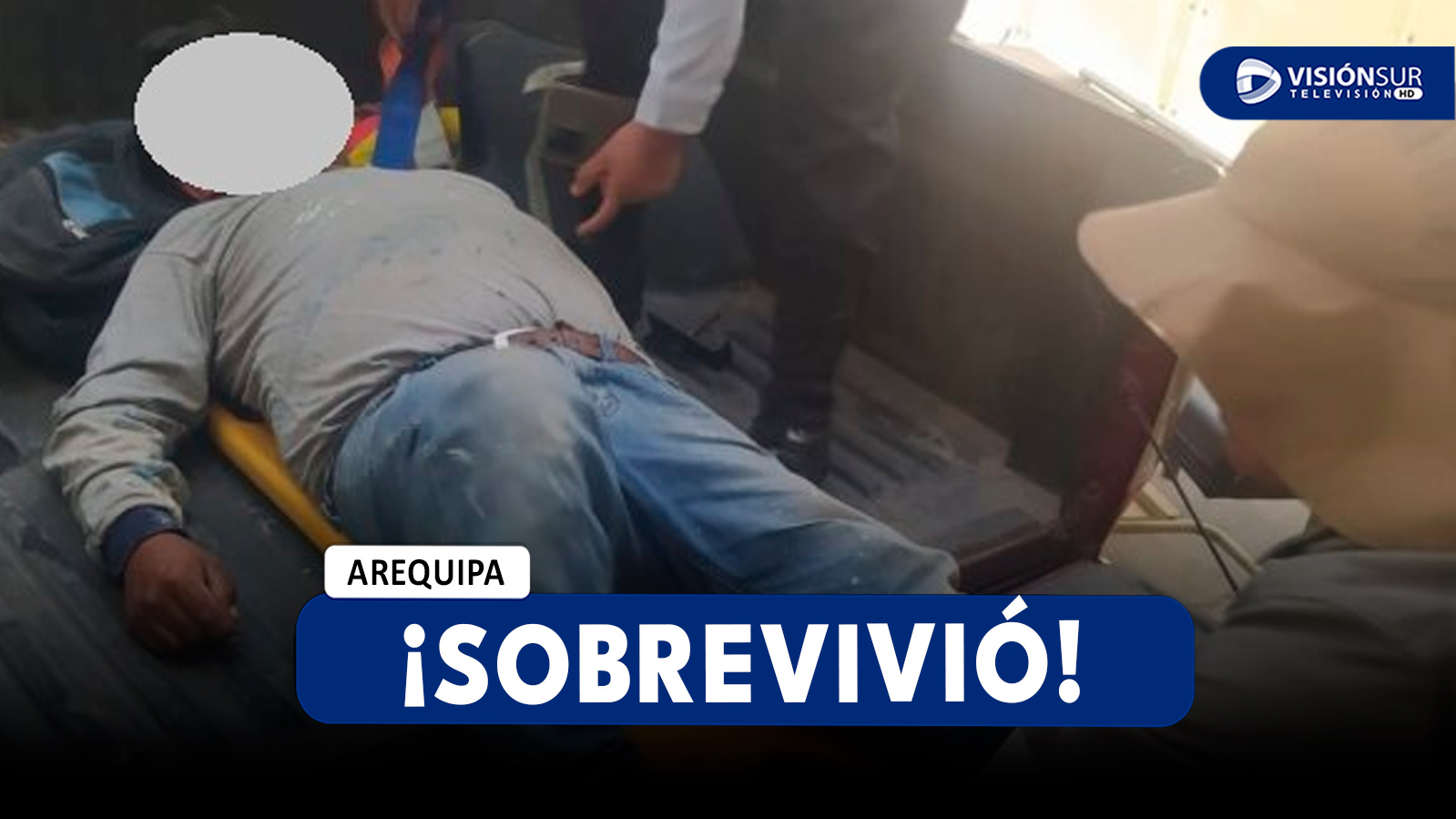 AREQUIPA: OBRERO CAE DEL TERCER PISO DE UNA VIVIENDA Y QUEDA INCONSCIENTE EN PAUCARPATA