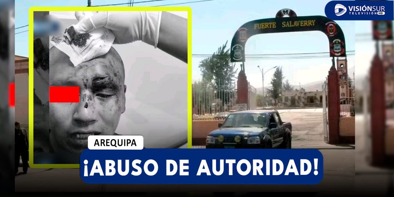 AREQUIPA: SUBOFICIAL Y SUBTENIENTE DEL EJERCITO AGREDEN A CABO HASTA DEJARLO INCONSCIENTE