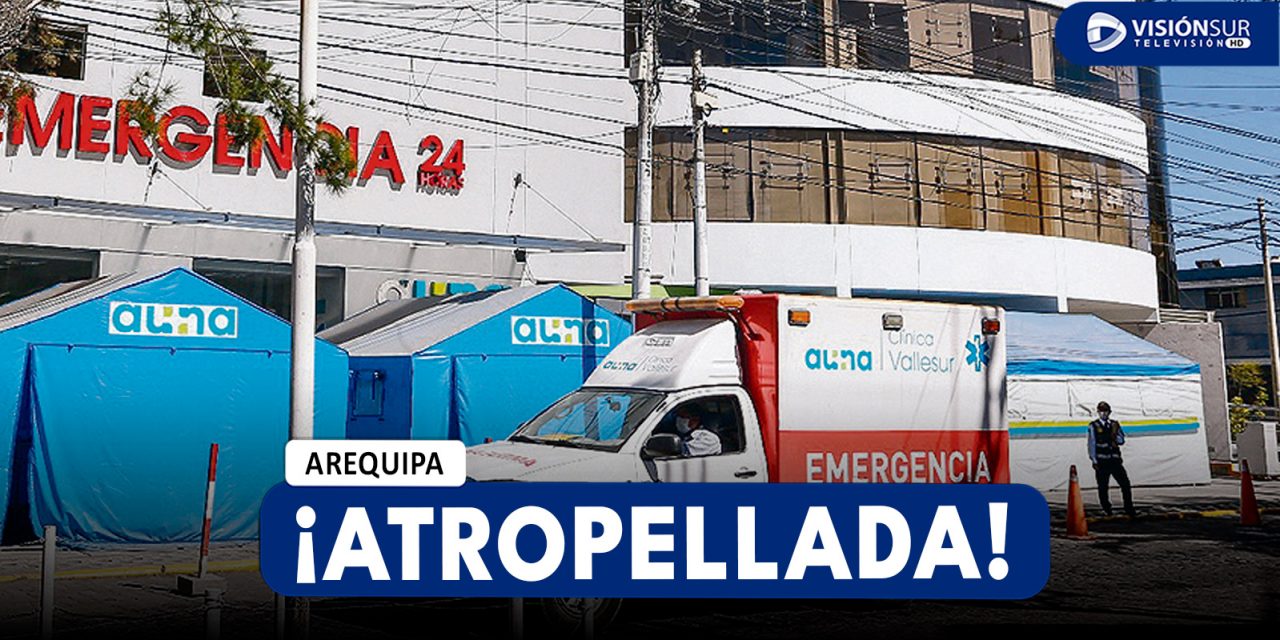 AREQUIPA: ESCOLAR DE CIRCA ES ATROPELLADA EN PAUCARPATA POR UNA UNIDAD DE SERVICIO ESCOLAR