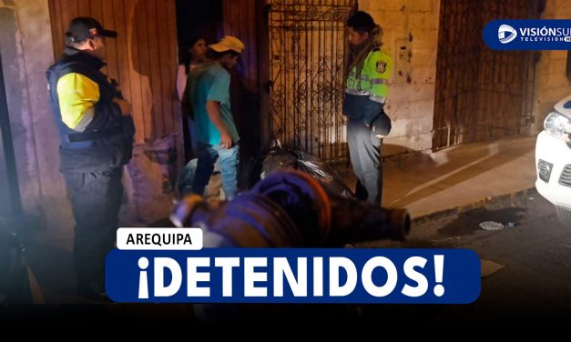 AREQUIPA: DETIENEN A PAREJA DE VENEZOLANOS QUE SE ENCONTRABAN ROBANDO MEDIDORES EN EL CERCADO