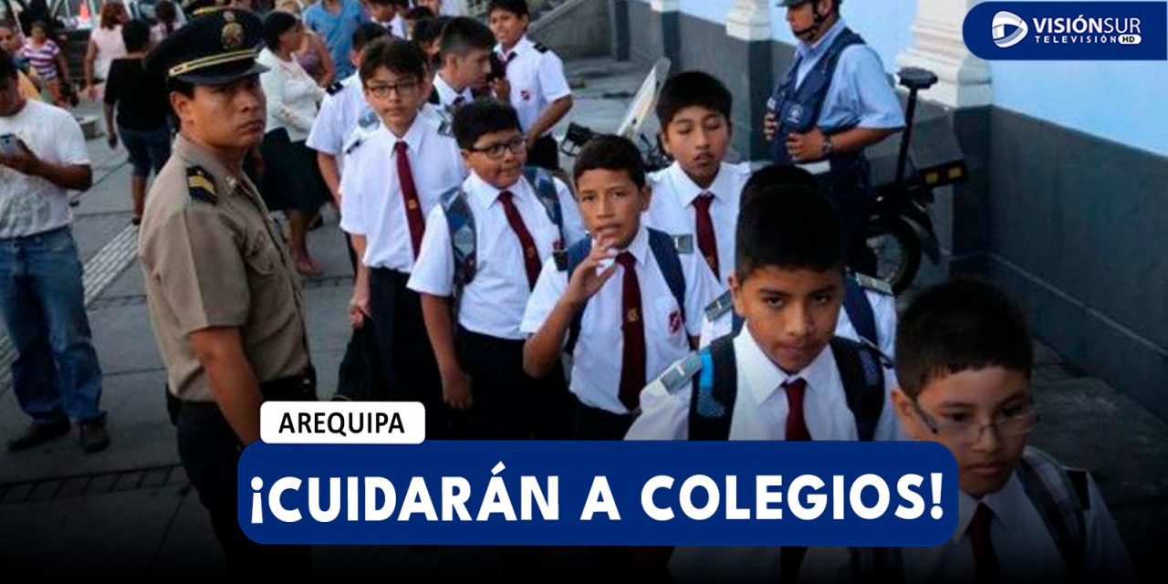 AREQUIPA: ENVIARÁN A 49 EFECTIVOS A RESGUARDAR COLEGIOS EN EL CERCADO LUEGO DE ASALTOS A ESCOLARES