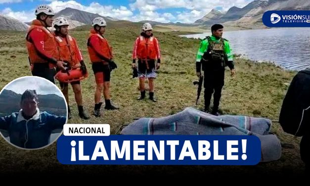 NACIONAL: PADRE DE FAMILIA PIERDE LA VIDA LUEGO DE INGRESAR A LA LAGUNA WASCAKOCHA EN JUNIN