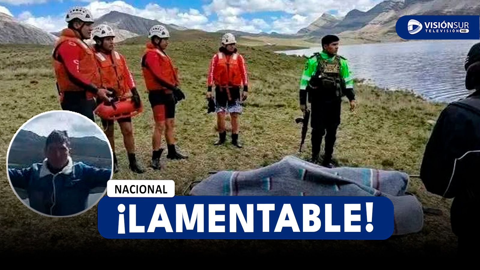 NACIONAL: PADRE DE FAMILIA PIERDE LA VIDA LUEGO DE INGRESAR A LA LAGUNA WASCAKOCHA EN JUNIN
