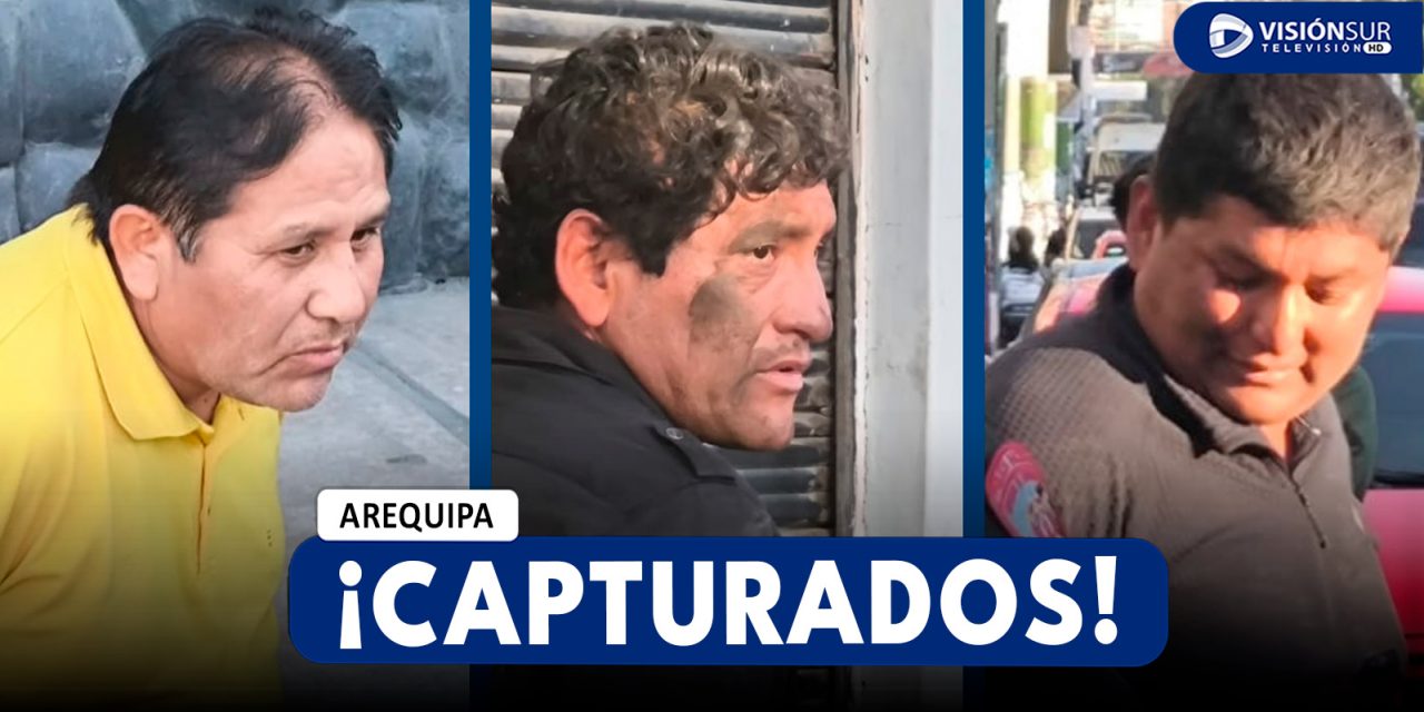 AREQUIPA: CAPTURAN A TRES SUJETOS QUE INTENTARON ROBAN LOCAL EN LA AV. PUMACAHUA EN CERRO COLORADO