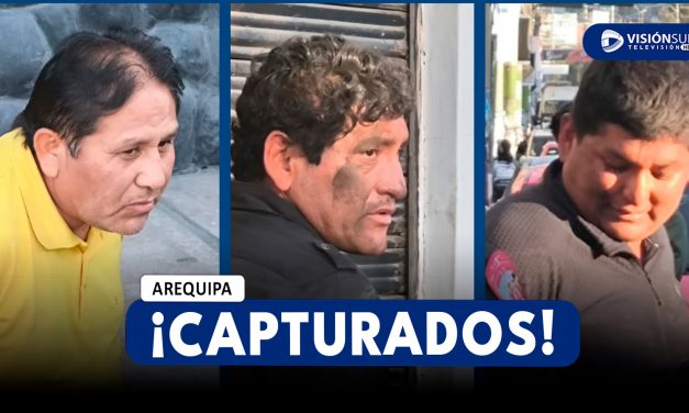 AREQUIPA: CAPTURAN A TRES SUJETOS QUE INTENTARON ROBAN LOCAL EN LA AV. PUMACAHUA EN CERRO COLORADO