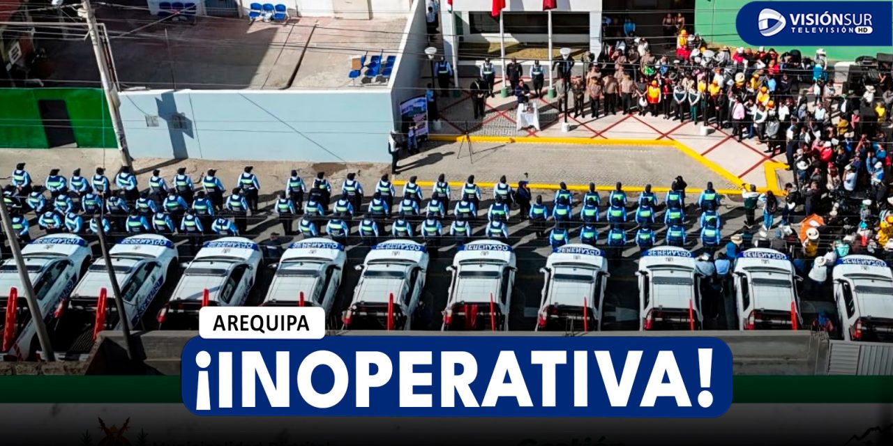 AREQUIPA: VECINOS DENUNCIAN QUE BASE DE SERENAZGO ENTREGADA HACE OCHO DÍAS ESTA INOPERATIVA