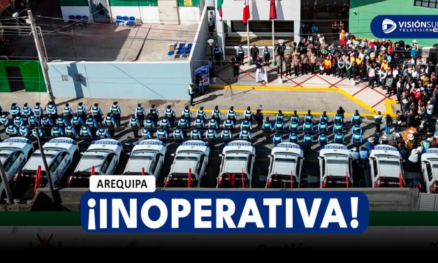 AREQUIPA: VECINOS DENUNCIAN QUE BASE DE SERENAZGO ENTREGADA HACE OCHO DÍAS ESTA INOPERATIVA