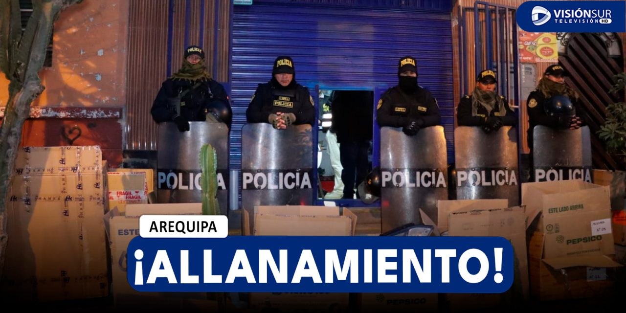 AREQUIPA: DIVIAC ALLANA ONCE INMUEBLES Y DETIENEN A LA BANDA CRIMINAL “LOS RAPIÑAS DEL MISTI” DEDICADOS AL ROBO DE AUTOPARTES