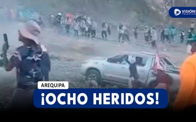 AREQUIPA: FUERTE ENFRENTAMIENTO ENTRE MINEROS INFORMALES DEJA AL MENOS OCHO HERIDOS EN CARAVELÍ