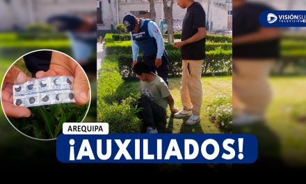 AREQUIPA: HALLAN DOS JÓVENES INCONSCIENTE EN LA PLAZA DE SAN LÁZARO QUE HABRÍAN SIDO PEPEADOS
